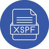 XSPF File Format Vector Icon