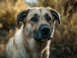 anatolian pastor perro creado con generativo ai tecnología foto