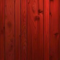 Red Wooden Background Realistic Texture AI Generated photo