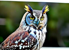 Beautiful Owl Photo - AI Generative