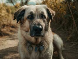 Anatolian Shepherd dog created with Generative AI technology photo