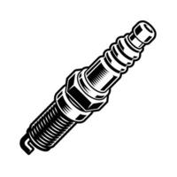 Spark plug vector illustration