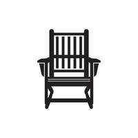 balanceo silla logo icono sencillo vector, ilustración diseño modelo vector