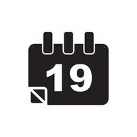 Calendar logo icon design vector illustration