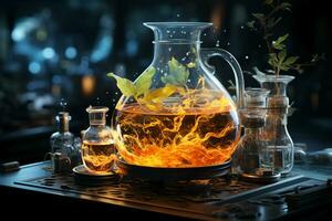 some researchers are doing experiments in the laboratory. AI generative photo