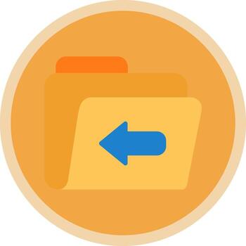 diseño de icono de vector de carpeta