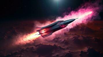 vehicle hypersonic missiles create ai generated photo