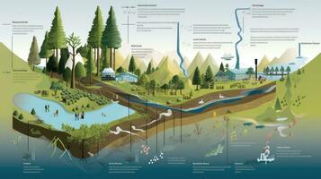 field carbon sequestration produce ai generated photo