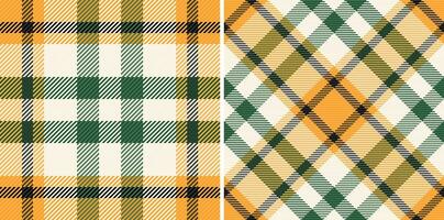 Check textile vector of tartan plaid pattern with a fabric background seamless texture.