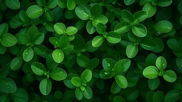 Captivating Close-Ups - Green Leaf Beauty, Generated AI Image photo
