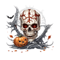 Halloween monstres clipart, content Halloween journée composition, génératif ai png