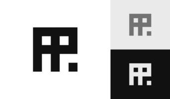 letra ap inicial monograma logo diseño vector