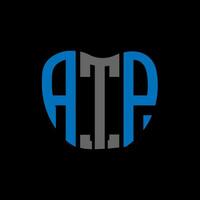 ATP letter logo creative design. ATP unique design. vector