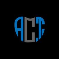 ACT letter logo creative design. ACT unique design. vector