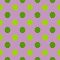 Green polka dots seamless pattern background vector