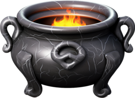 Cauldron png with AI generated.