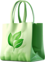 Eco bag png with AI generated.