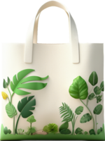 Eco bag png with AI generated.