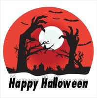 HAPPY HALLOWEEN T SHIRT DESIGN vector