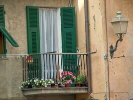 cinque terre at the mediterranean sea photo