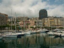 Monte Carlo at the mediterranean sea photo