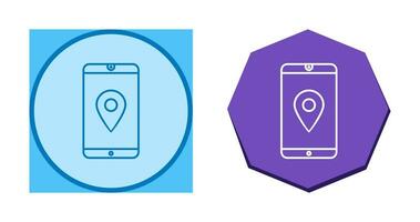 Unique GPS Service Vector Icon