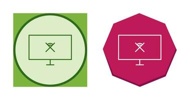 Unique Disconnected Network Vector Icon