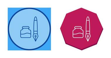 Ink and Pen Vector Icon