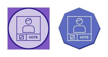 Candidate Banner Vector Icon