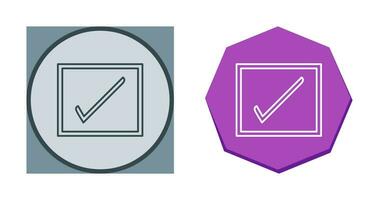 Checkbox Vector Icon