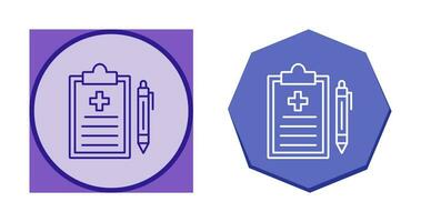 Medical Record Vector Icon