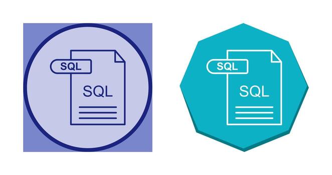 SQL Vector Icon