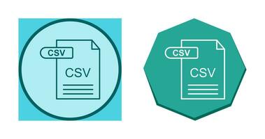CSV Vector Icon