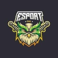 owl esports logo, owl logo template. vector