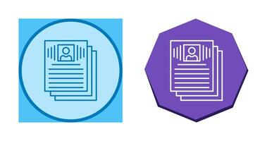 Resume Vector Icon