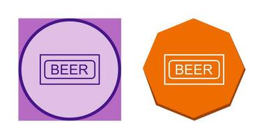 Beer Sign Vector Icon