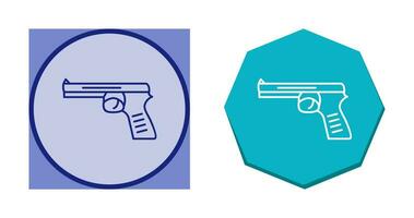 icono de vector de pistola única