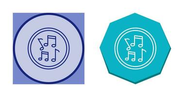 Musical Notes Vector Icon