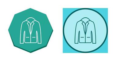 icono de vector de chaqueta elegante