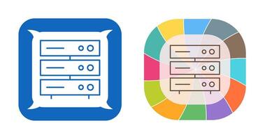 Unique Server Network Vector Icon