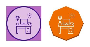 Work Table Vector Icon