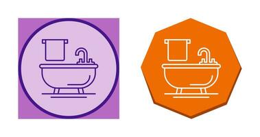 Bathtub Vector Icon