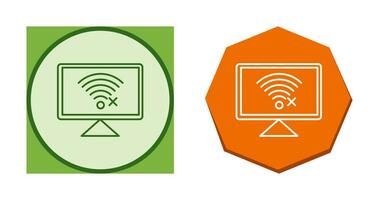 Disconnected Network Vector Icon