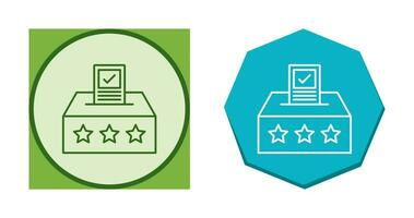 Ballot Vector Icon