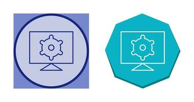 Computer Settings Vector Icon