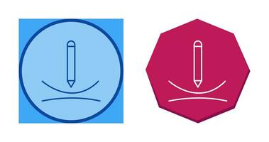 Draw Curve Vector Icon