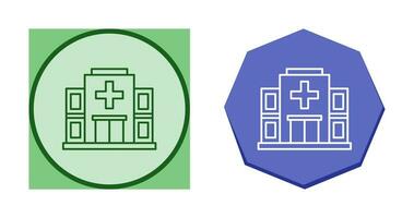 icono de vector de hospital