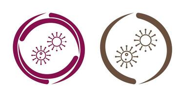 Unique Virus Vector Icon
