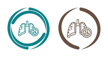 Lung Cancer Vector Icon