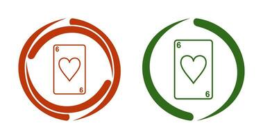 Hearts Card Vector Icon